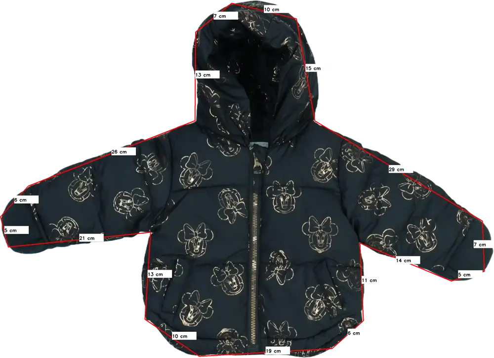 Szürke Disney Télikabát EU 68 / UK 3-6 hónap / US 3-6 hónap