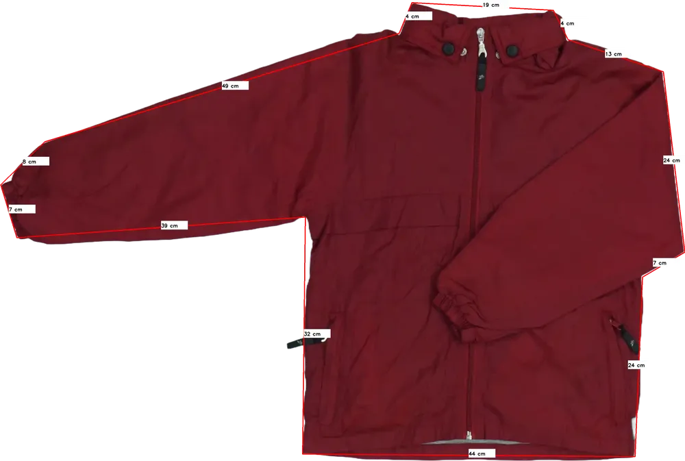 Piros Egyéb Átmeneti kabát EU 128 / UK 8 év / US 8 év/M