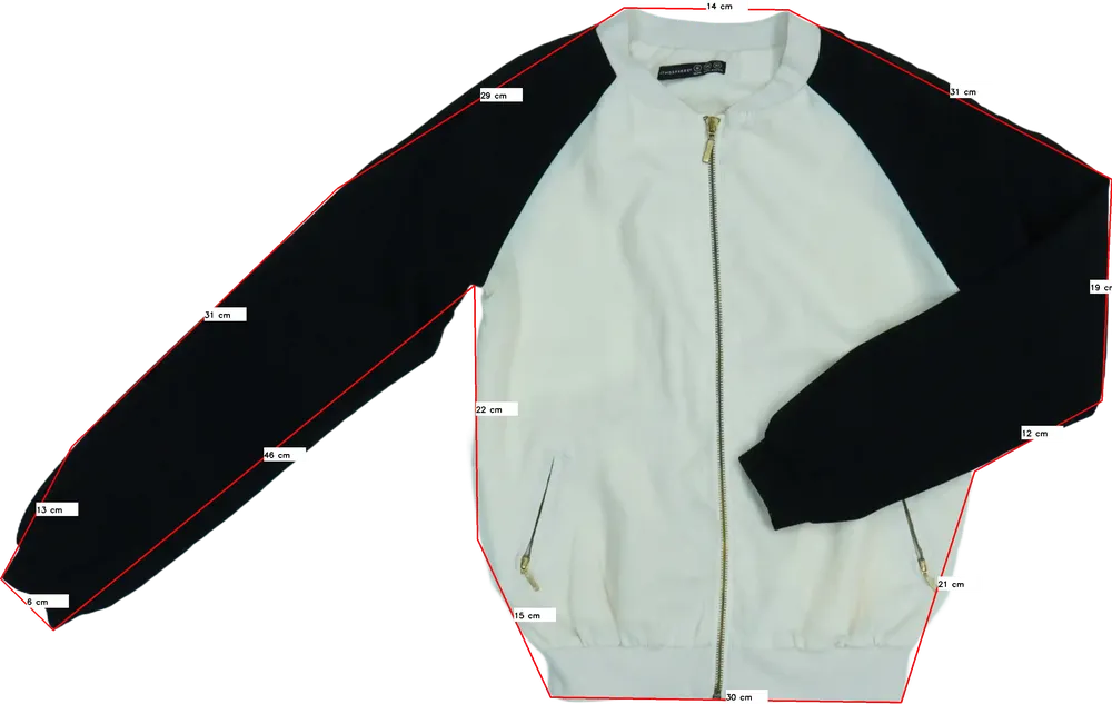 Fehér Denim Co. Átmeneti kabát EU 34