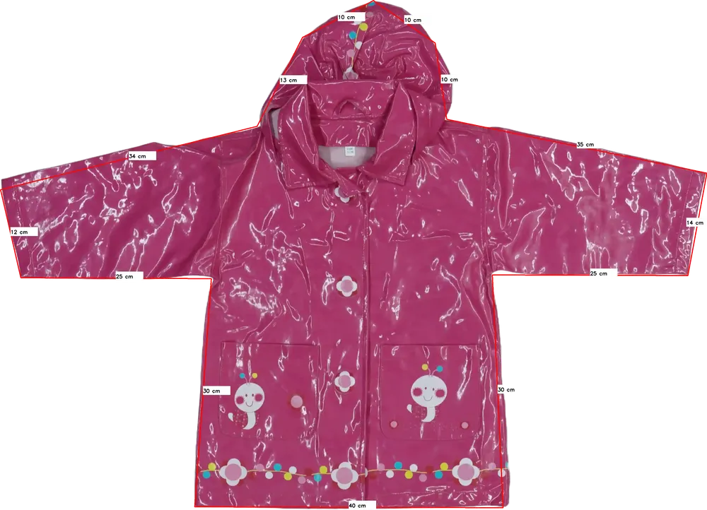 Rózsaszín Egyéb Esőkabát EU 98 / UK 3 év / US 3T