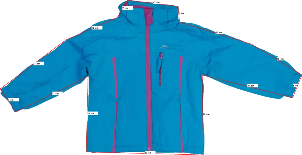 Kék Trespass Átmeneti kabát EU 98 / UK 3 év / US 3T