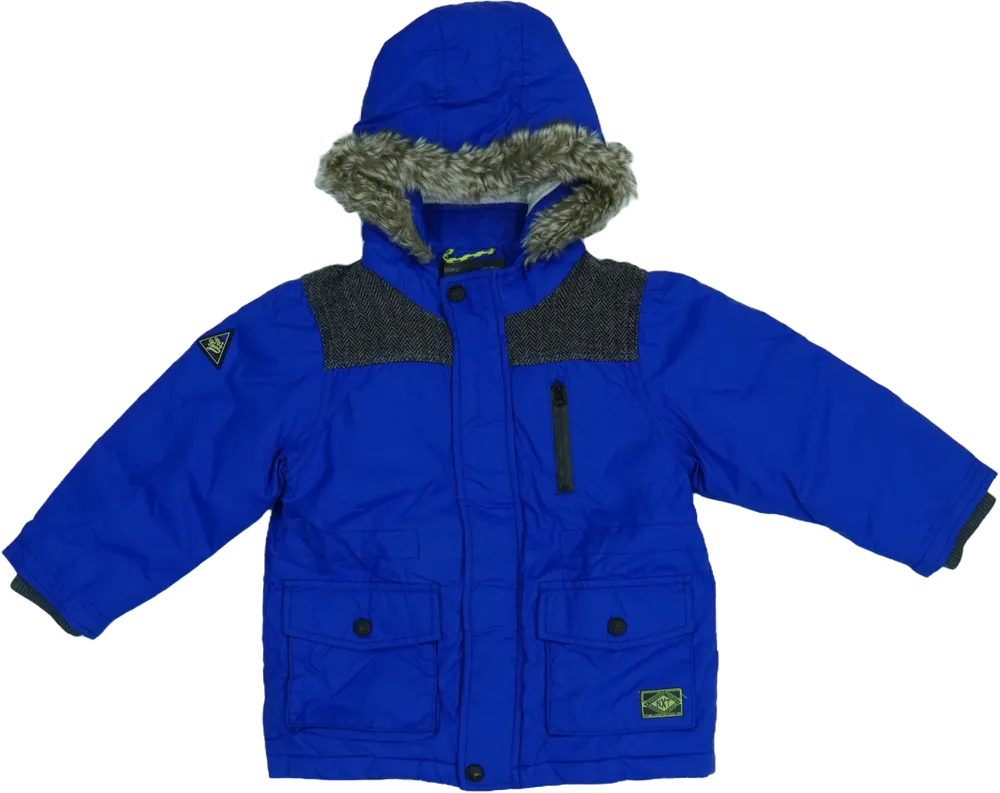 Kék Next Télikabát EU 104 / UK 4 év / US 4T/XS