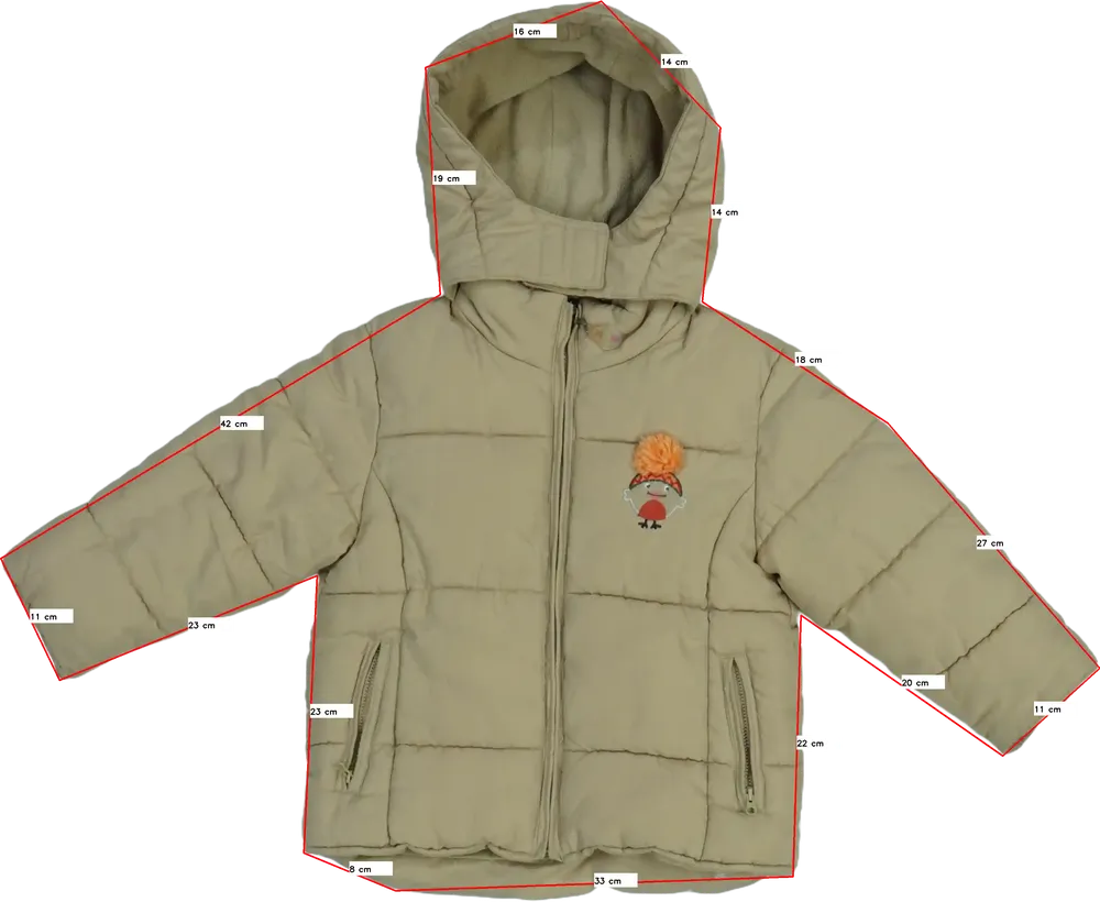 Barna C&amp;A Télikabát EU 104 / UK 4 év / US 4T/XS