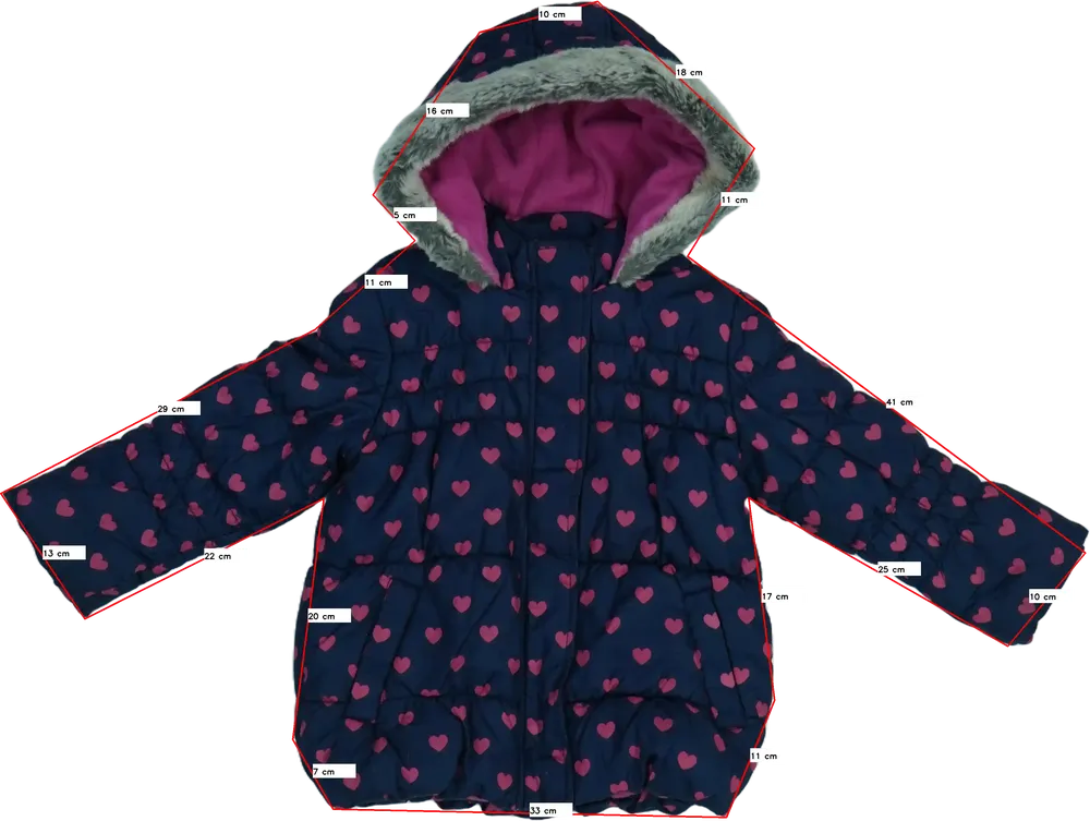 Kék BlueZoo Télikabát EU 110 / UK 5 év / US 5 év/XS