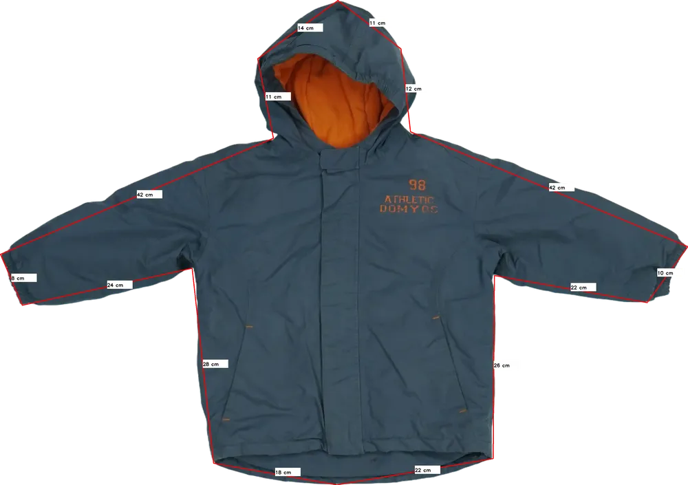 Szürke Decathlon Télikabát EU 104 / UK 4 év / US 4T/XS