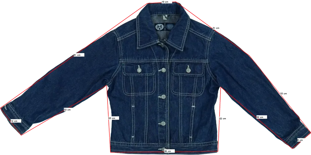 Kék C&amp;A Farmerdzseki EU 134 / UK 9 év / US 9 év/L