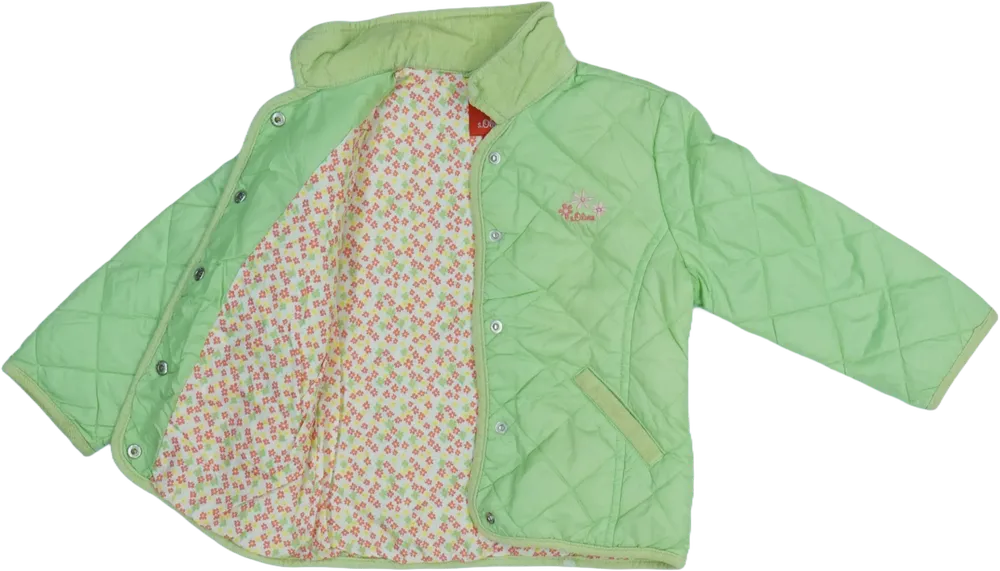 Zöld S.Oliver Átmeneti kabát EU 98 / UK 3 év / US 3T