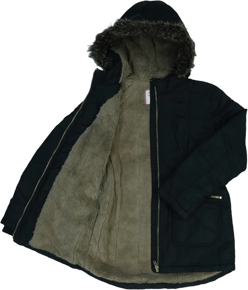 Fekete Nutmeg Télikabát EU 140 / UK 10 év / US 10 év/L