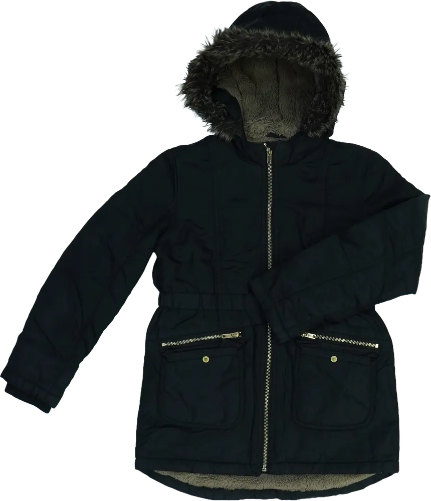 Fekete Nutmeg Télikabát EU 140 / UK 10 év / US 10 év/L