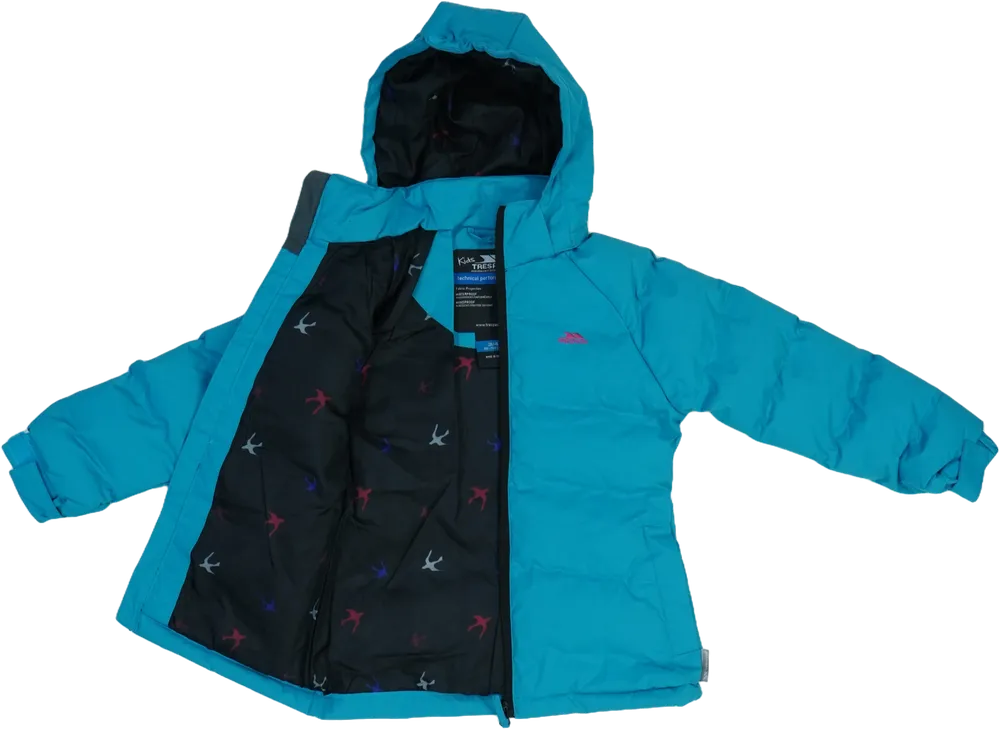 Kék Trespass Télikabát EU 104 / UK 4 év / US 4T/XS