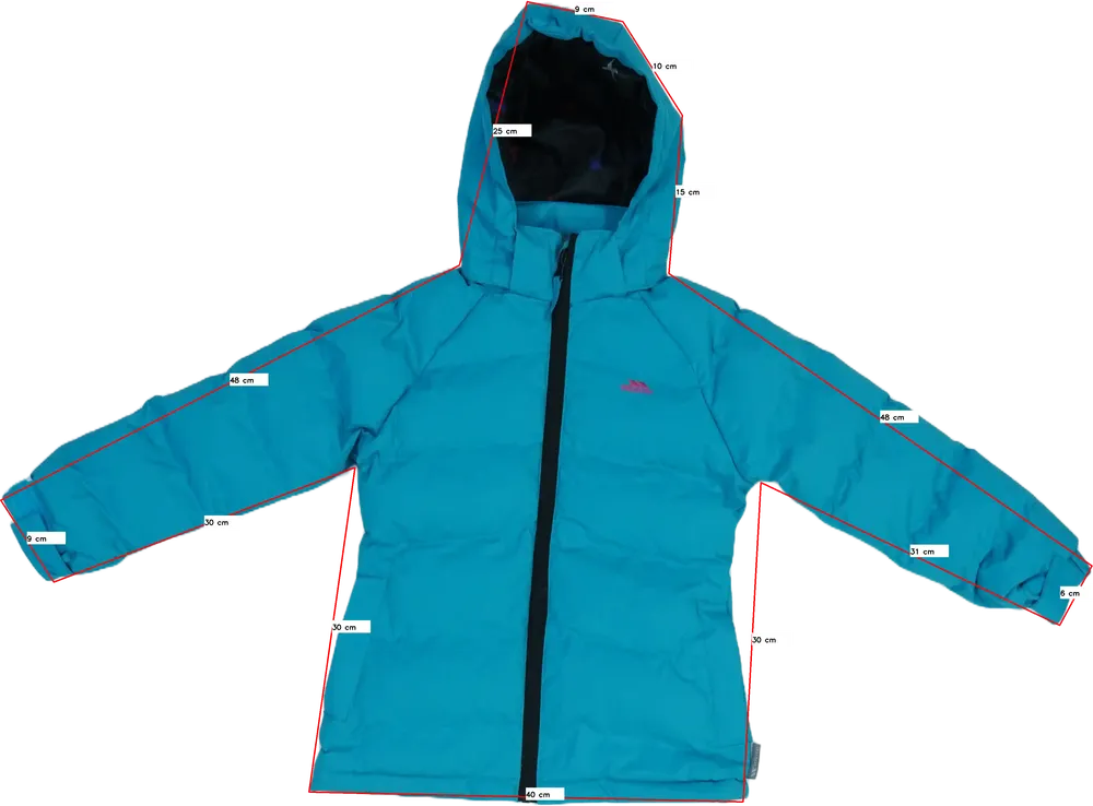 Kék Trespass Télikabát EU 104 / UK 4 év / US 4T/XS