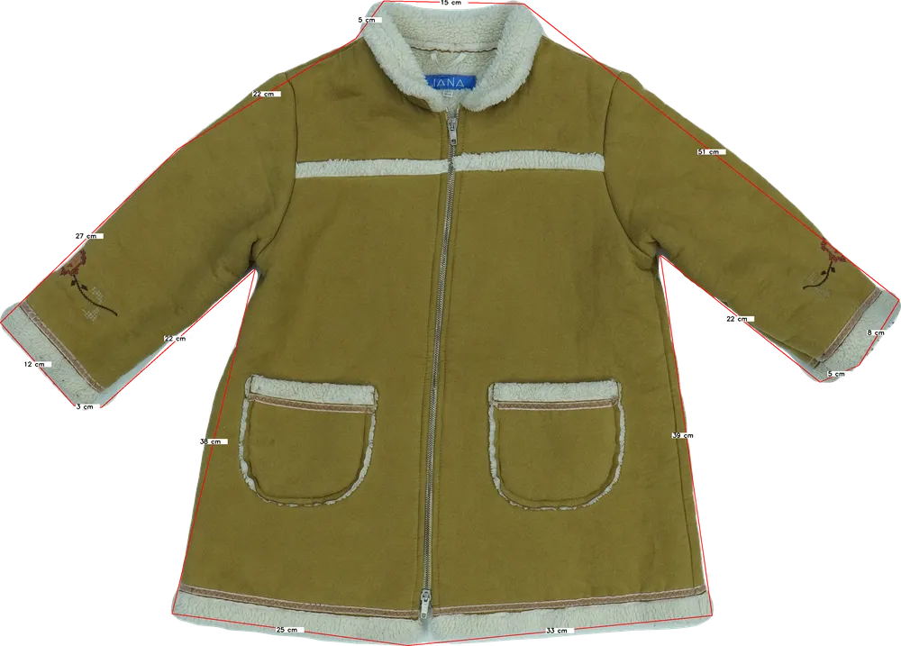 Barna Iana Átmeneti kabát EU 116 / UK 6 év / US 6 év/S