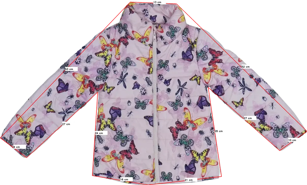 Rózsaszín H&amp;M Átmeneti kabát EU 116 / UK 6 év / US 6 év/S