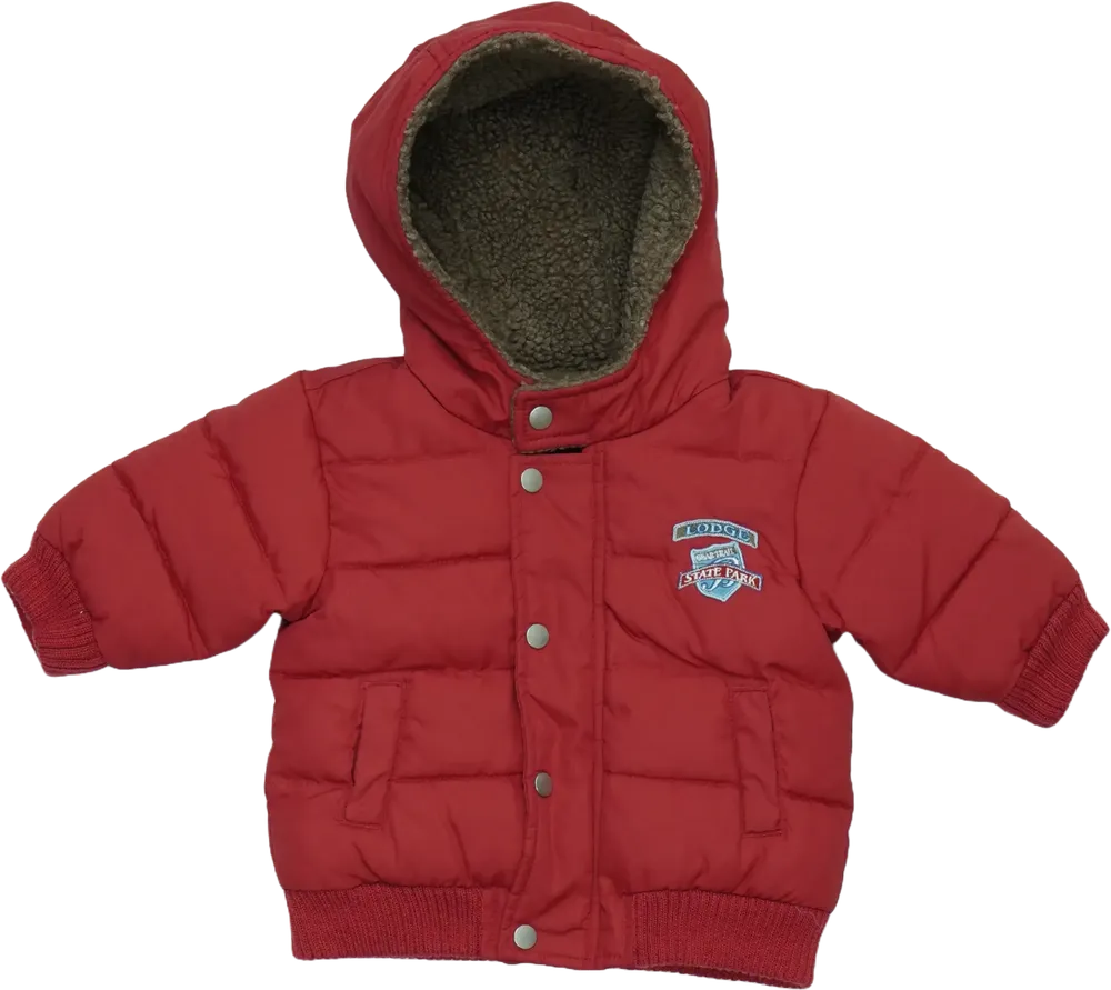 Piros George Télikabát EU 68 / UK 3-6 hónap / US 3-6 hónap