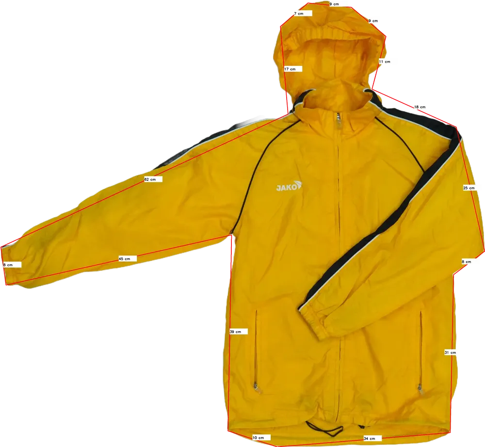 Sárga Egyéb Átmeneti kabát EU 152 / UK 12 év / US 12 év/L