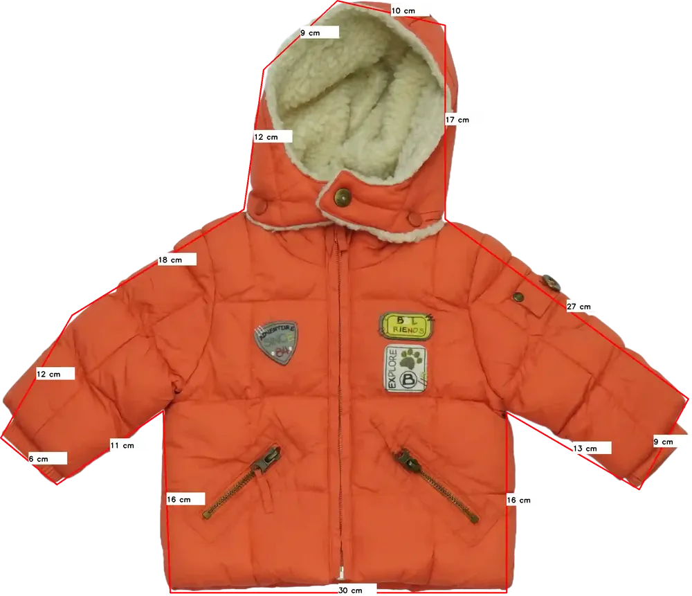 Sárga (narancs) Boboli Télikabát EU 62 / UK 0-3 hónap / US 0-3 hónap