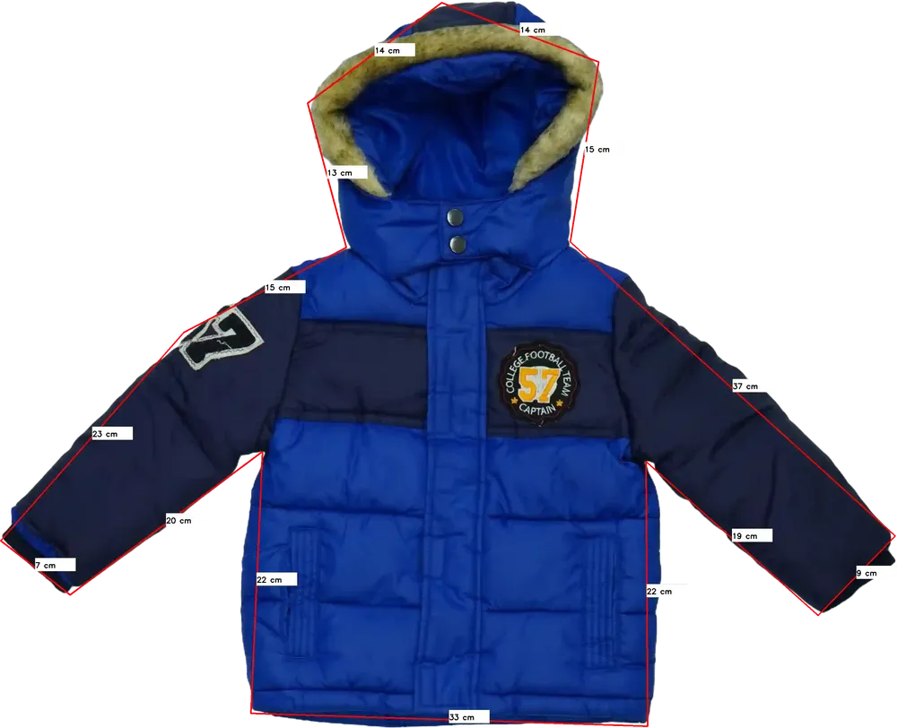 Kék George Télikabát EU 80 / UK 9-12 hónap / US 12 hónap