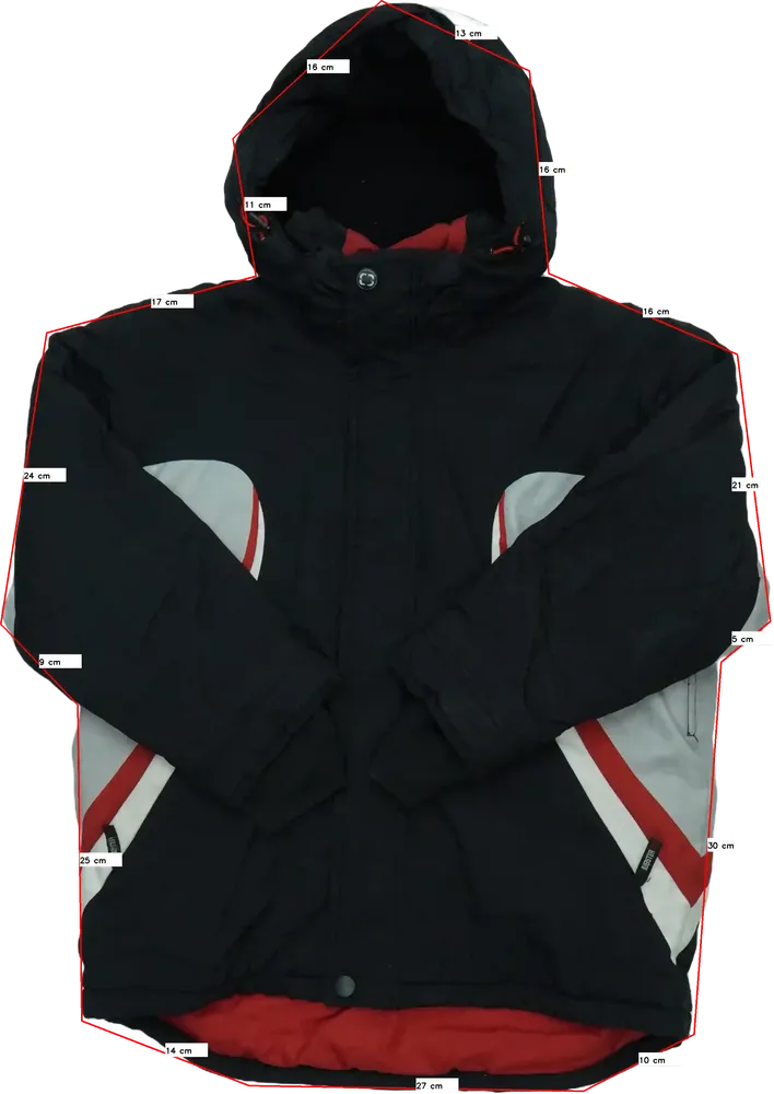 Fekete H&amp;M Síkabát EU 134 / UK 9 év / US 9 év/L