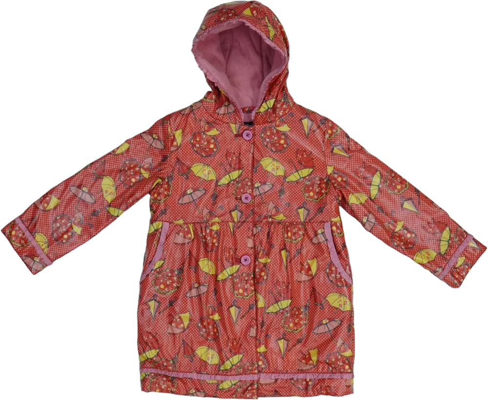Piros Egyéb Esőkabát EU 122 / UK 7 év / US 7 év/M