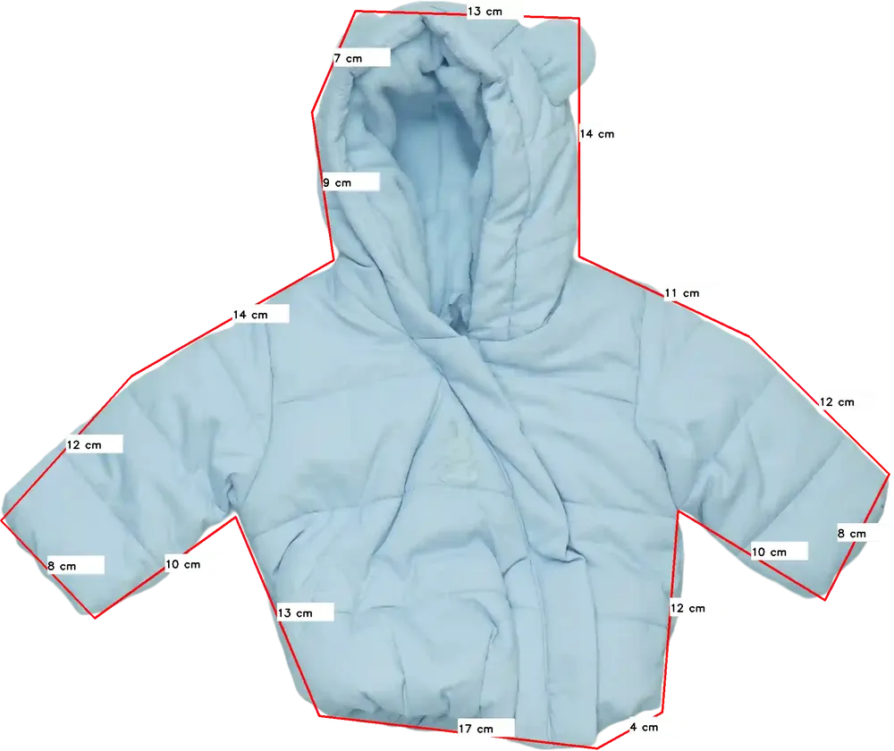 Kék Benetton Télikabát EU 56 / UK Újszülött / US Újszülött