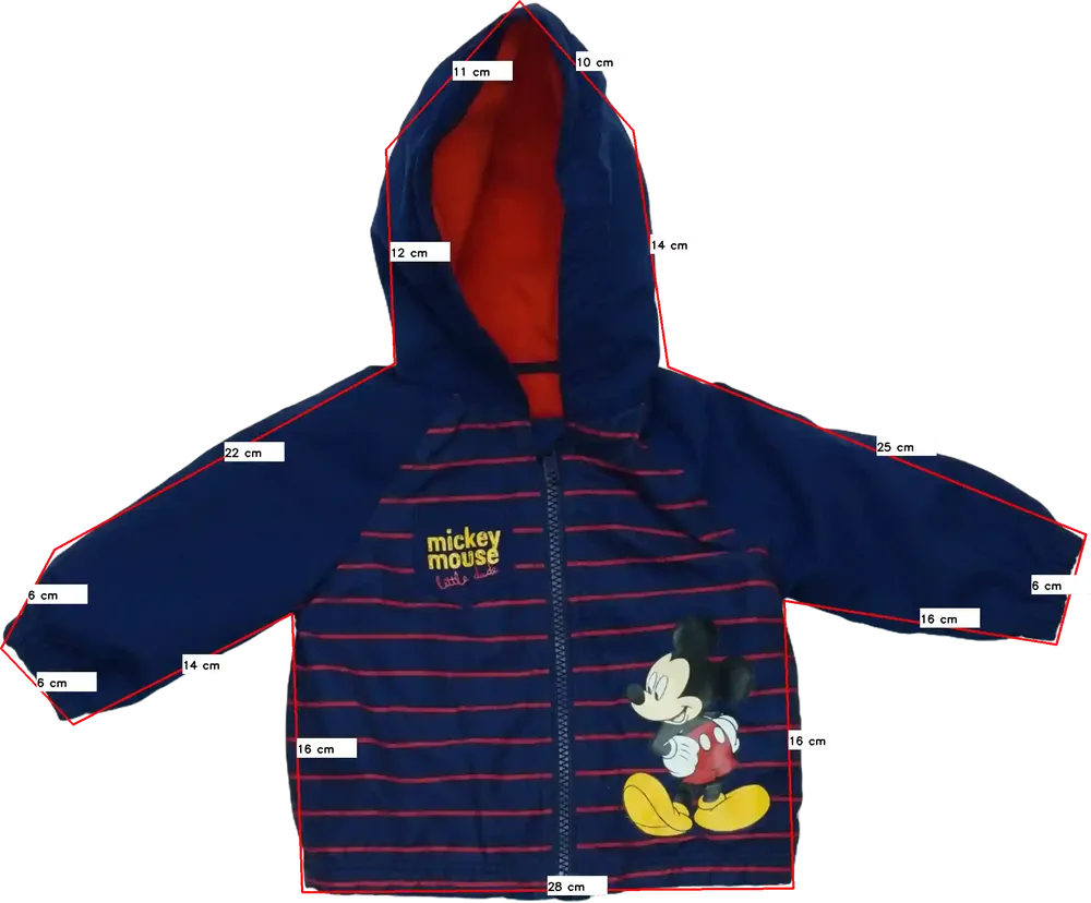 Kék Disney Átmeneti kabát EU 68 / UK 3-6 hónap / US 3-6 hónap