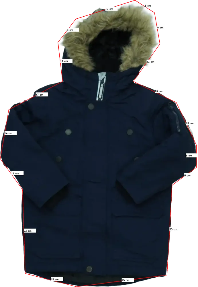 Kék Next Télikabát EU 110 / UK 5 év / US 5 év/XS