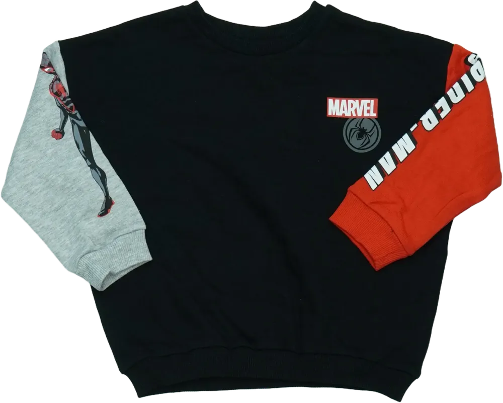 Fekete Marvel Pulóver EU 92 / UK 2 év / US 2T