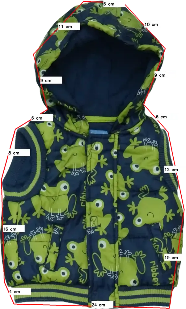 Kék TU Mellény EU 62 / UK 0-3 hónap / US 0-3 hónap