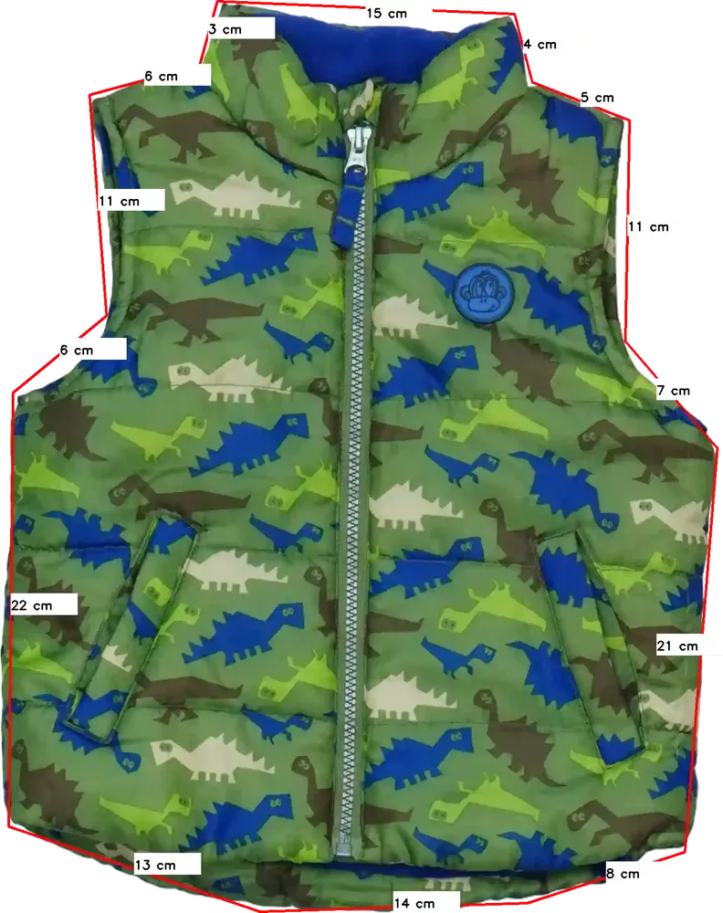 Zöld BlueZoo Mellény EU 98 / UK 3 év / US 3T