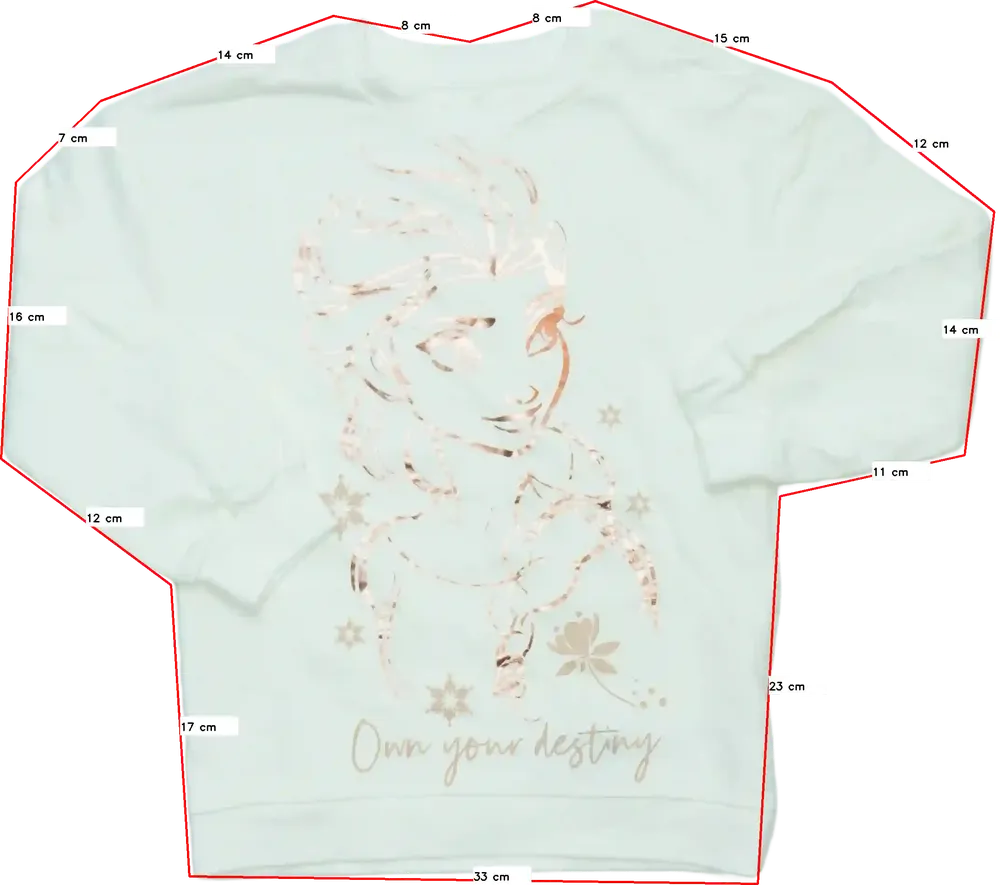 Fehér Disney Pulóver EU 122 / UK 7 év / US 7 év/M