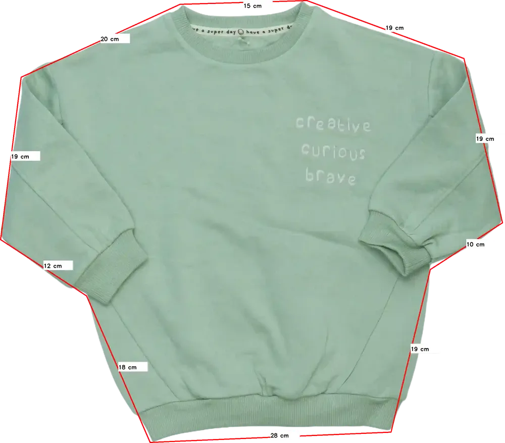 Zöld George Pulóver EU 110 / UK 5 év / US 5 év/XS