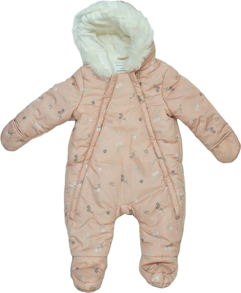 Rózsaszín Primark Baby overál EU 74 / UK 6-9 hónap / US 6-9 hónap