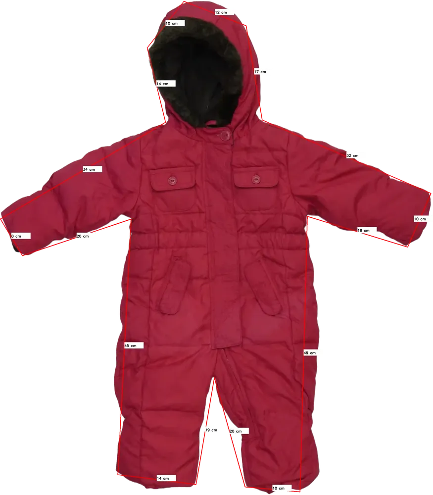 Rózsaszín GAP Baby overál EU 80 / UK 9-12 hónap / US 12 hónap