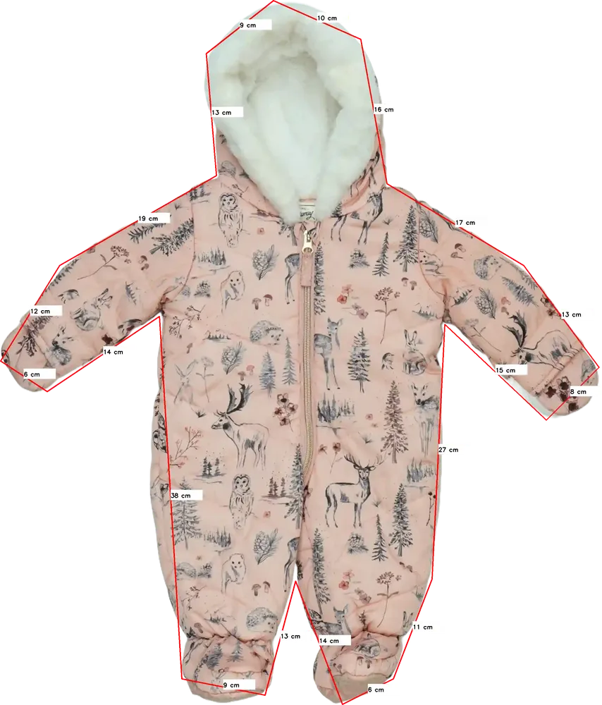 Rózsaszín Egyéb Baby overál EU 62 / UK 0-3 hónap / US 0-3 hónap