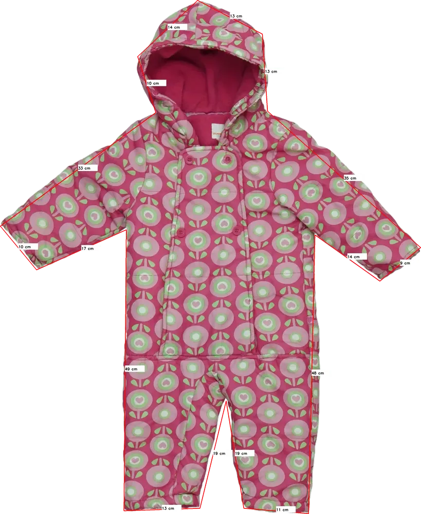 Rózsaszín Debenhams Baby overál EU 86 / UK 12-18 hónap / US 18 hónap