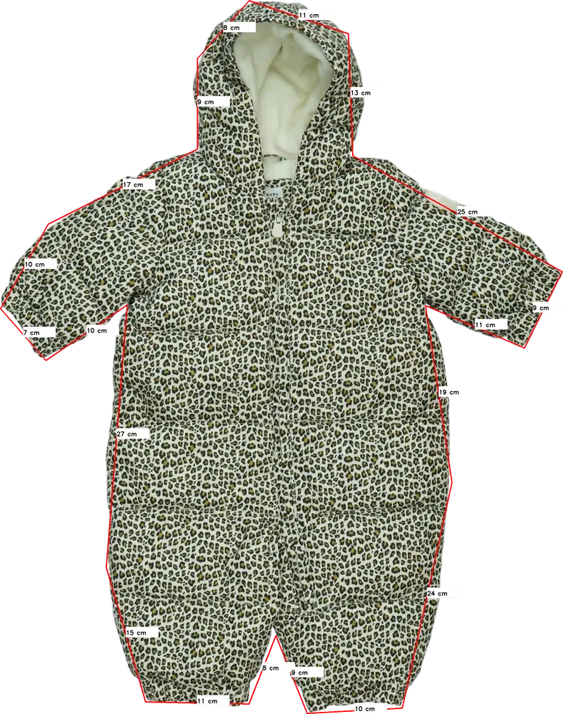 Fehér GAP Baby overál EU 68 / UK 3-6 hónap / US 3-6 hónap