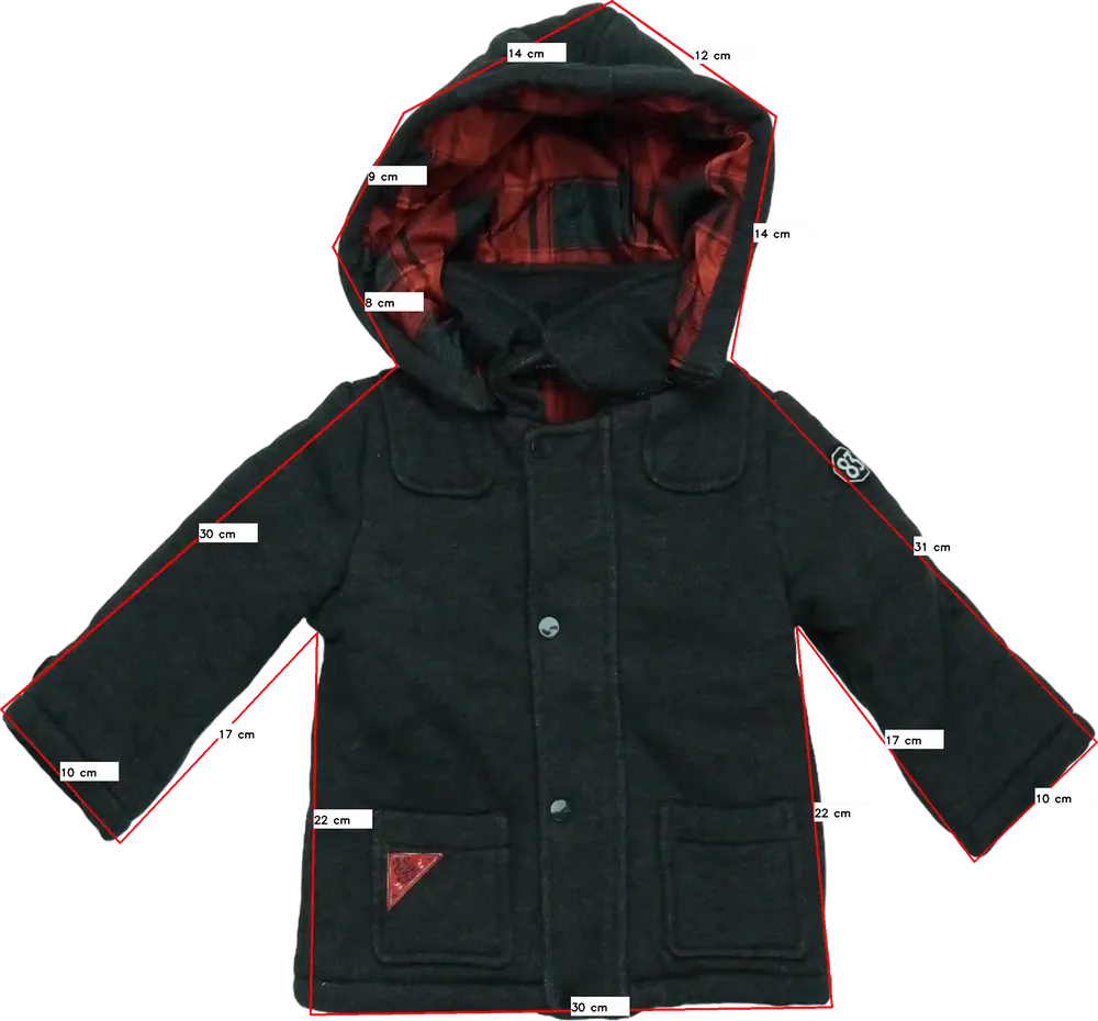 Szürke Original Marines Télikabát EU 74 / UK 6-9 hónap / US 6-9 hónap