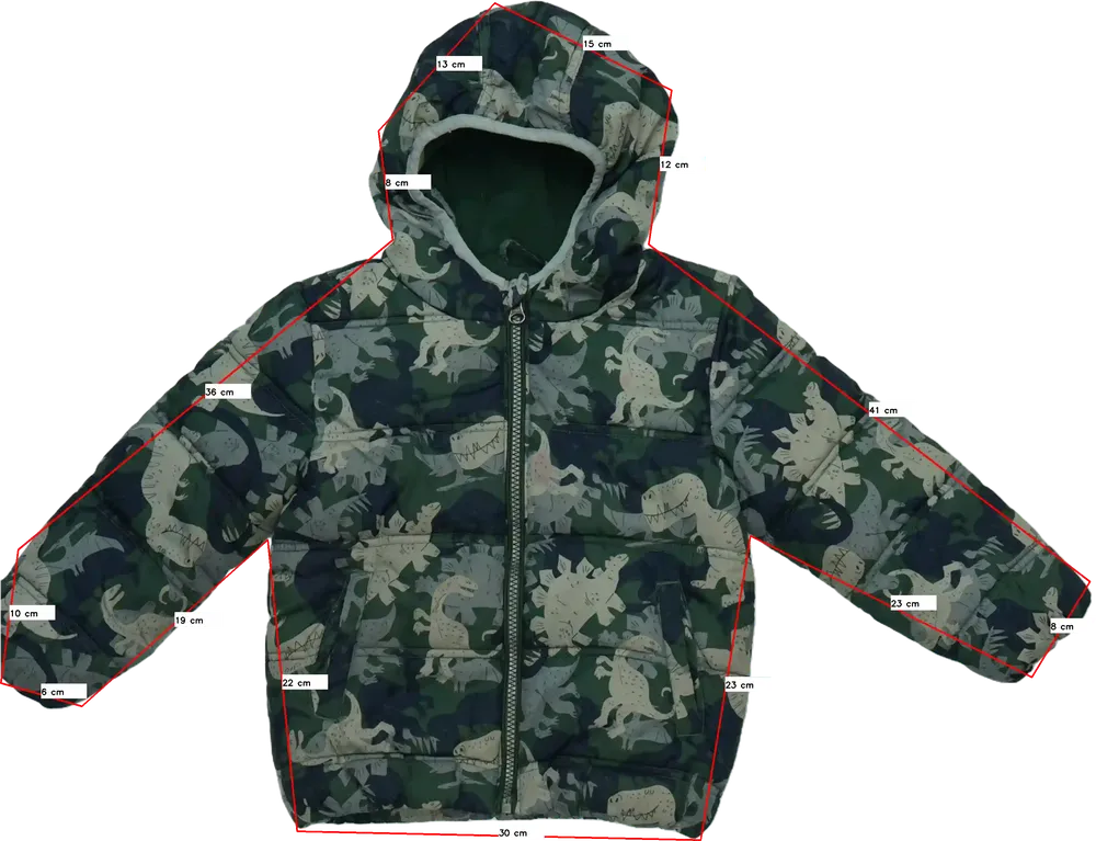 Zöld Little Dudes Télikabát EU 98 / UK 3 év / US 3T