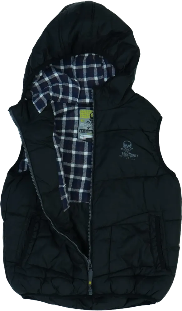 Fekete Next Mellény EU 134 / UK 9 év / US 9 év/L