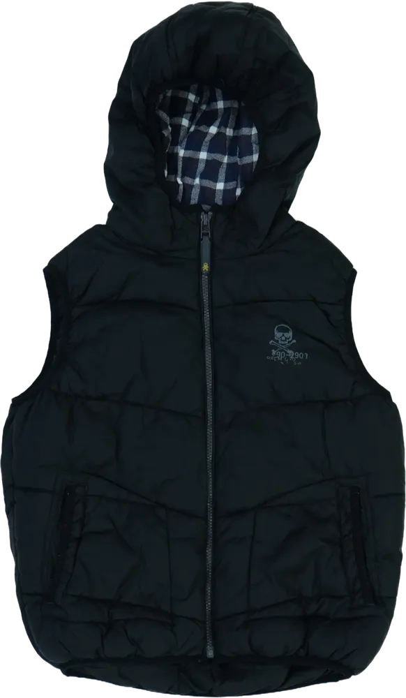 Fekete Next Mellény EU 134 / UK 9 év / US 9 év/L