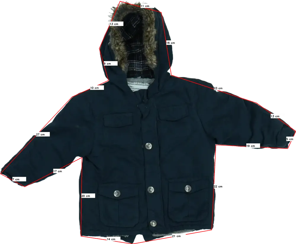 Szürke Egyéb Átmeneti kabát EU 92 / UK 2 év / US 2T