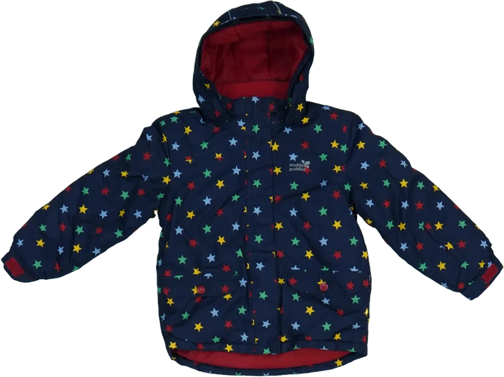 Kék Muddy Puddles Síkabát EU 128 / UK 8 év / US 8 év/M