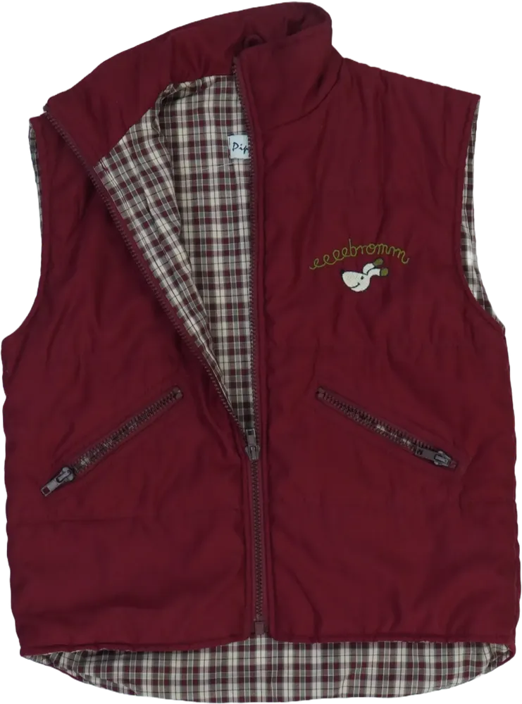 Bordó Egyéb Mellény EU 122 / UK 7 év / US 7 év/M