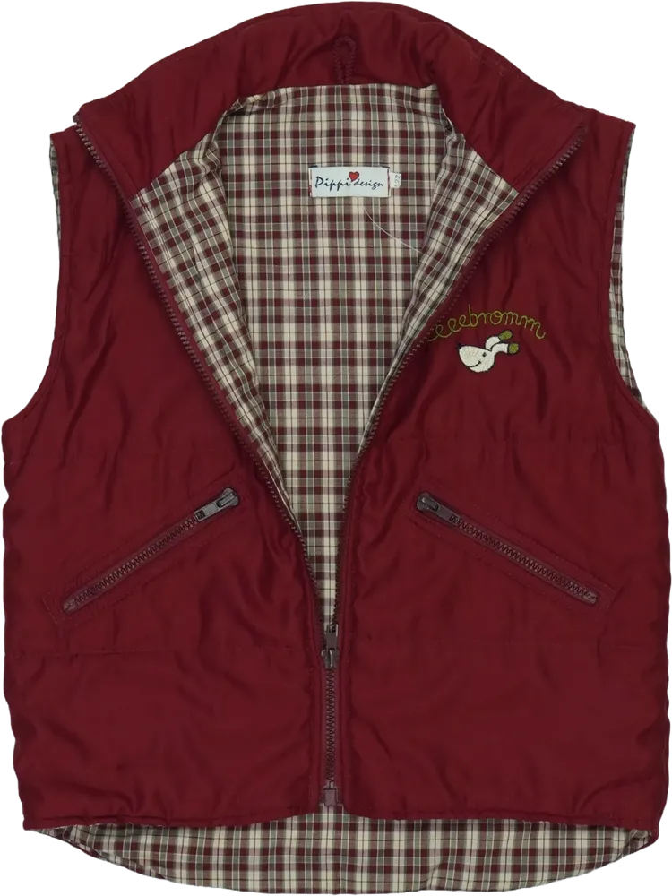 Bordó Egyéb Mellény EU 122 / UK 7 év / US 7 év/M