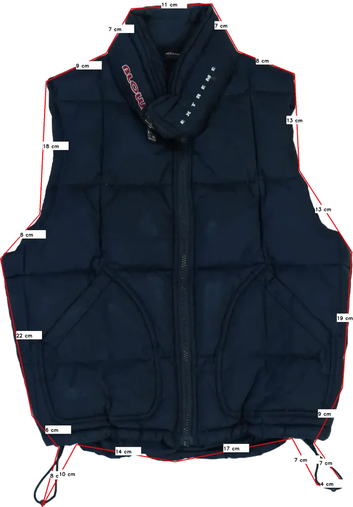 Kék Blowfly Mellény EU 128 / UK 8 év / US 8 év/M