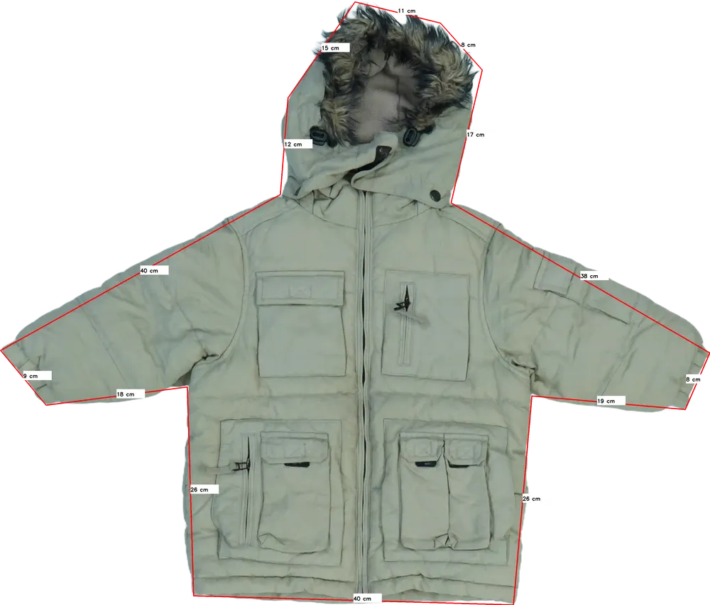 Barna Next Télikabát EU 104 / UK 4 év / US 4T/XS