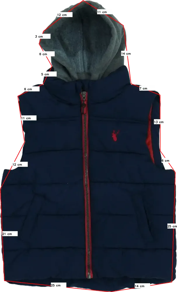 Kék BlueZoo Mellény EU 116 / UK 6 év / US 6 év/S