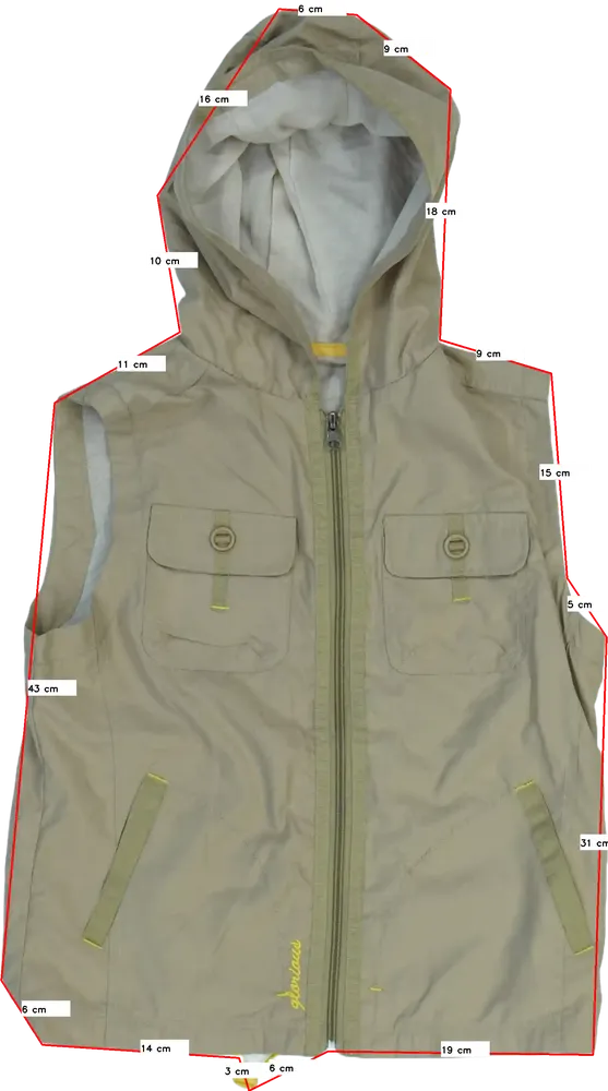 Barna Egyéb Mellény EU 164 / UK 14 év / US 14 év/XL