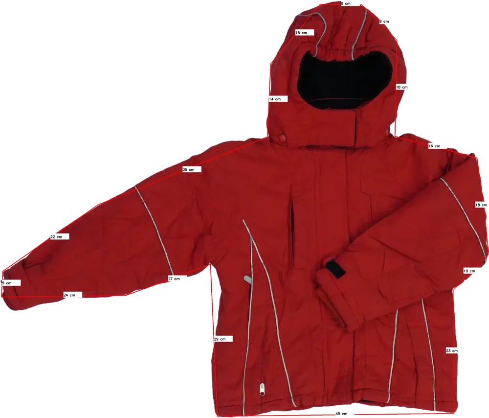 Piros Egyéb Télikabát EU 140 / UK 10 év / US 10 év/L