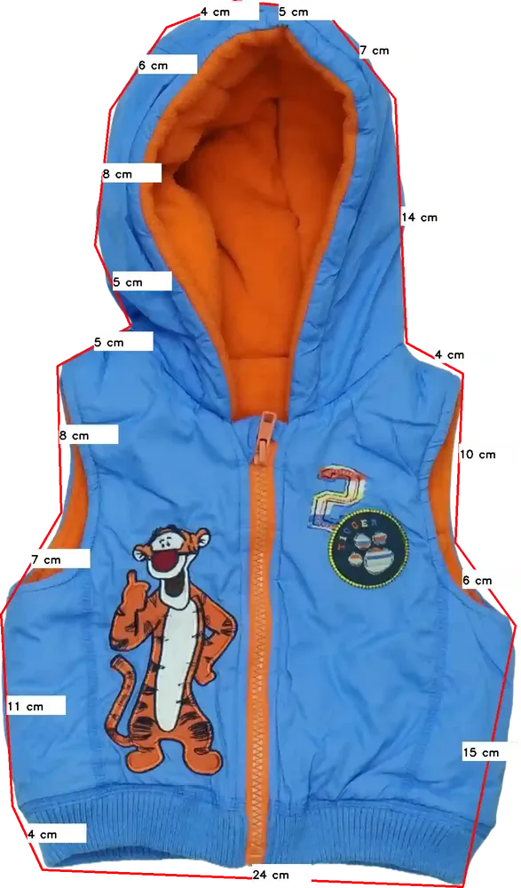 Kék Disney Mellény EU 74 / UK 6-9 hónap / US 6-9 hónap